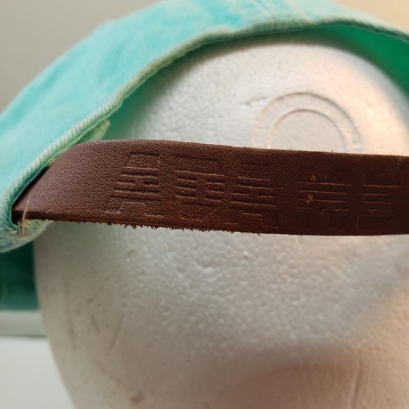 Adams-New York, Milan, Paris hat Unisex Adam Strap, Cap Cotton Denim green LP101 - Picture 6 of 8